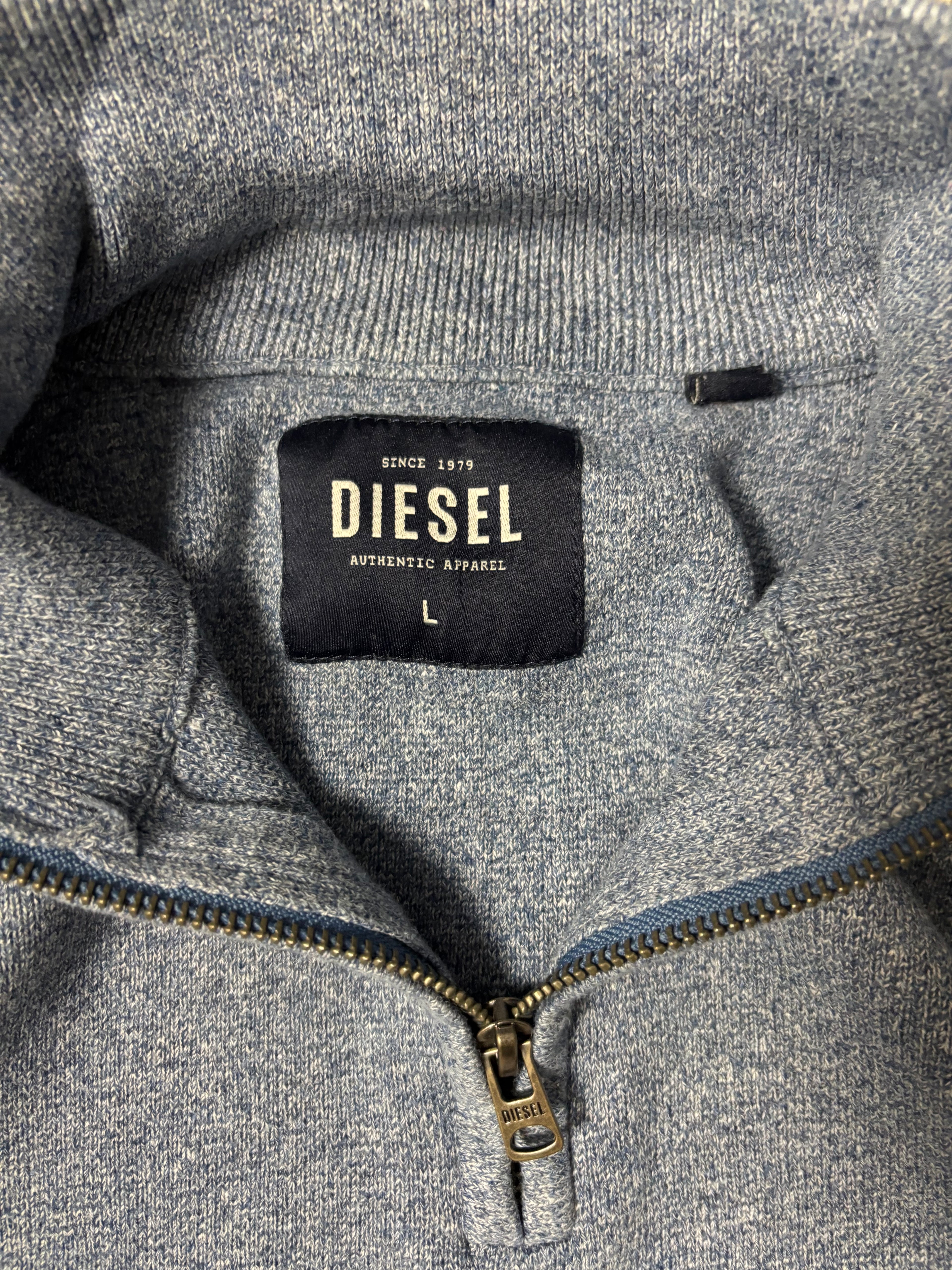 Vintage Diesel Half-Zip Pullover Y2K Troyer (L)
