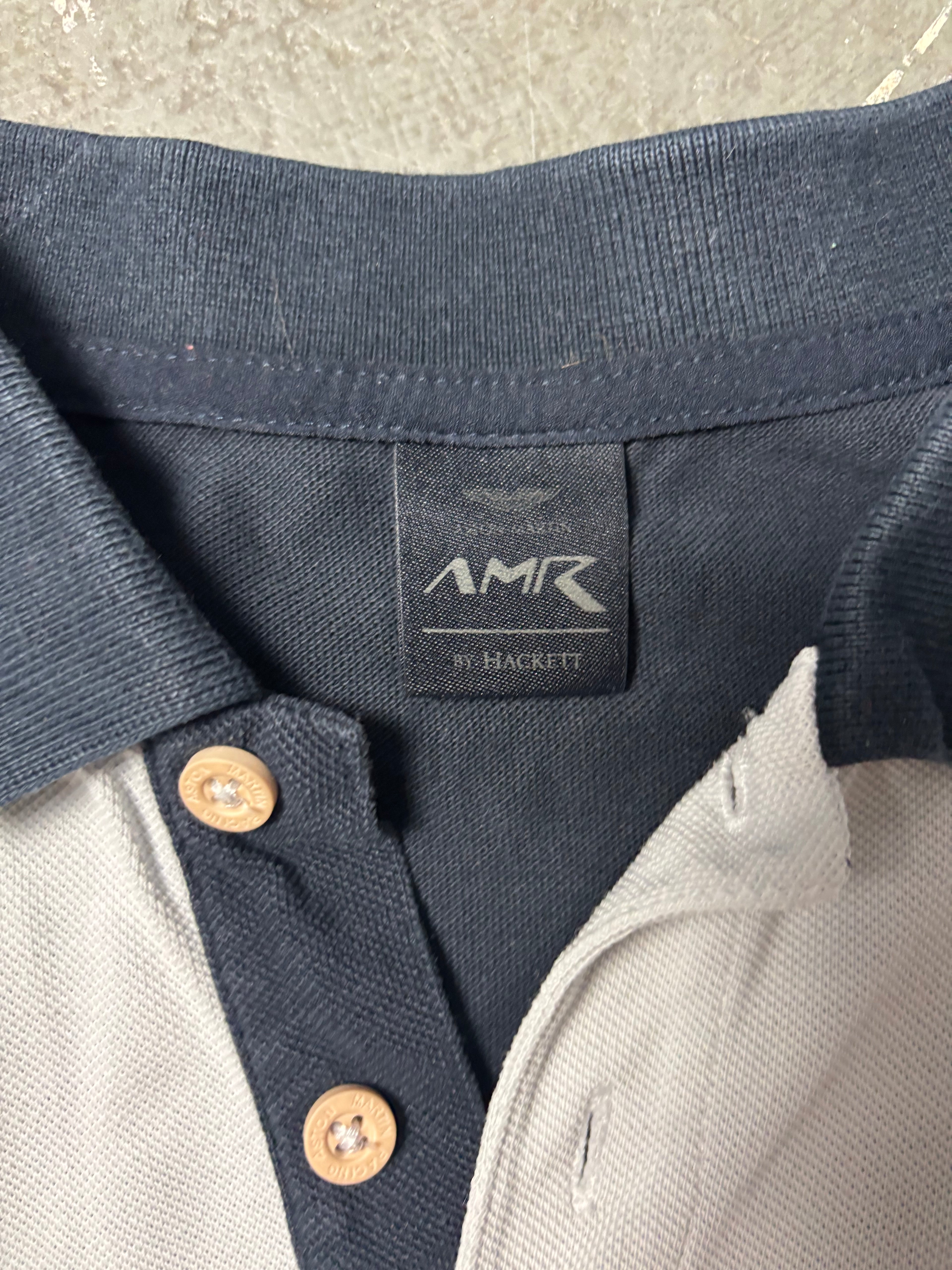 Vintage Hackett AMR Aston Martin Racing Polo Colorblock