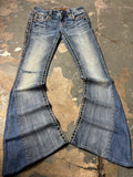 Vintage Rock Revival Flared Bootcut Jeans