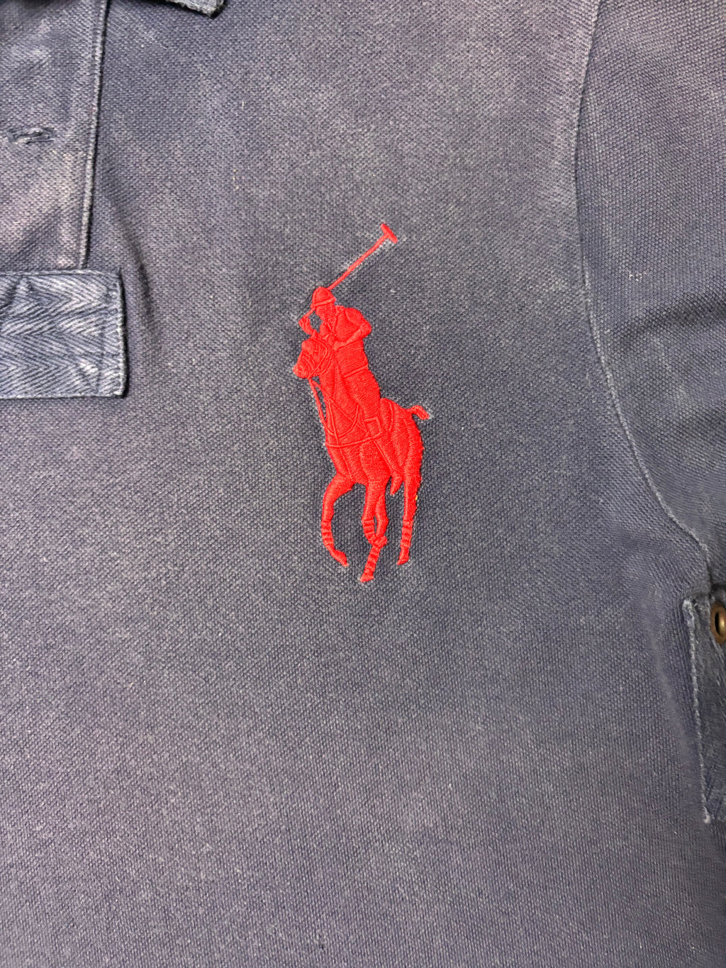 Vintage Polo Ralph Lauren Snow Polo Challenge Cup Big Pony Polo Navy M
