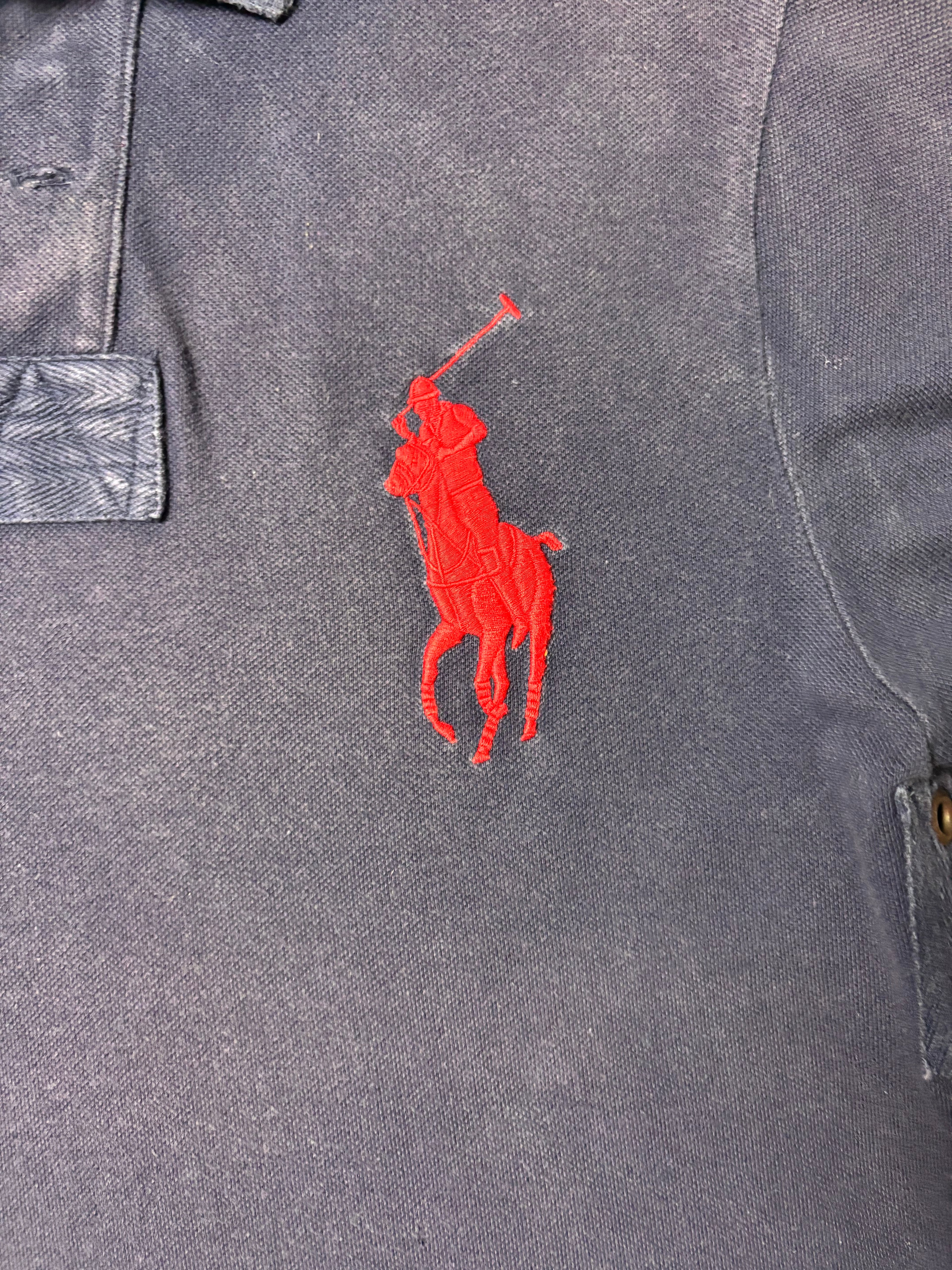 Vintage Polo Ralph Lauren Snow Polo Challenge Cup Big Pony Polo Navy M