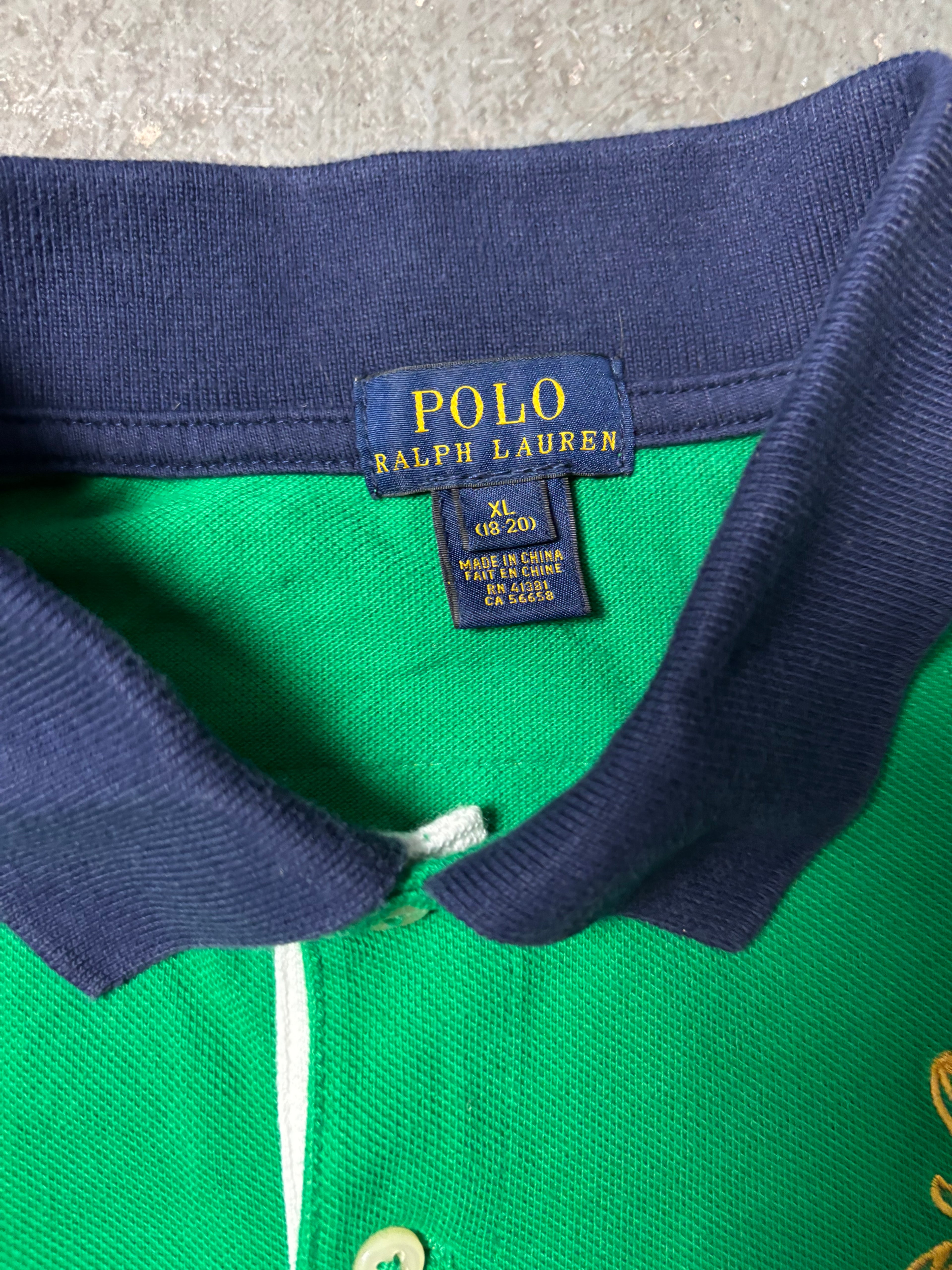 Vintage Polo Ralph Lauren Crested MCMLXVII Big Pony Polo Colorblock