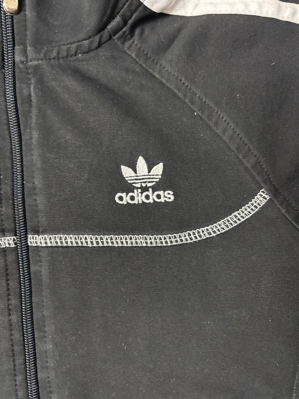 Vintage Adidas Firebird Trainigsjacke Schwarz