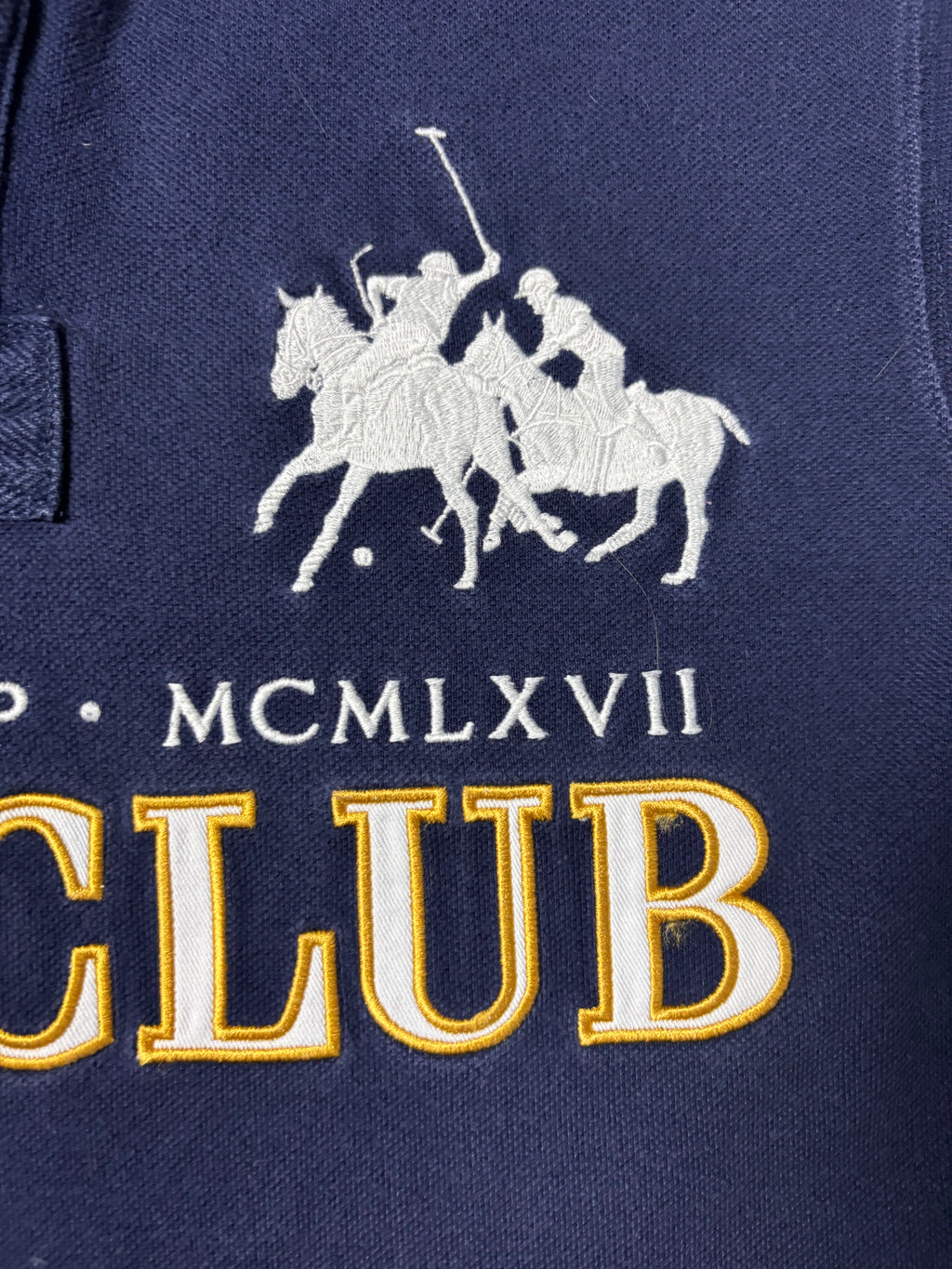 Vintage Polo Ralph Lauren PRL Club Challenge Cup Shirt Navy