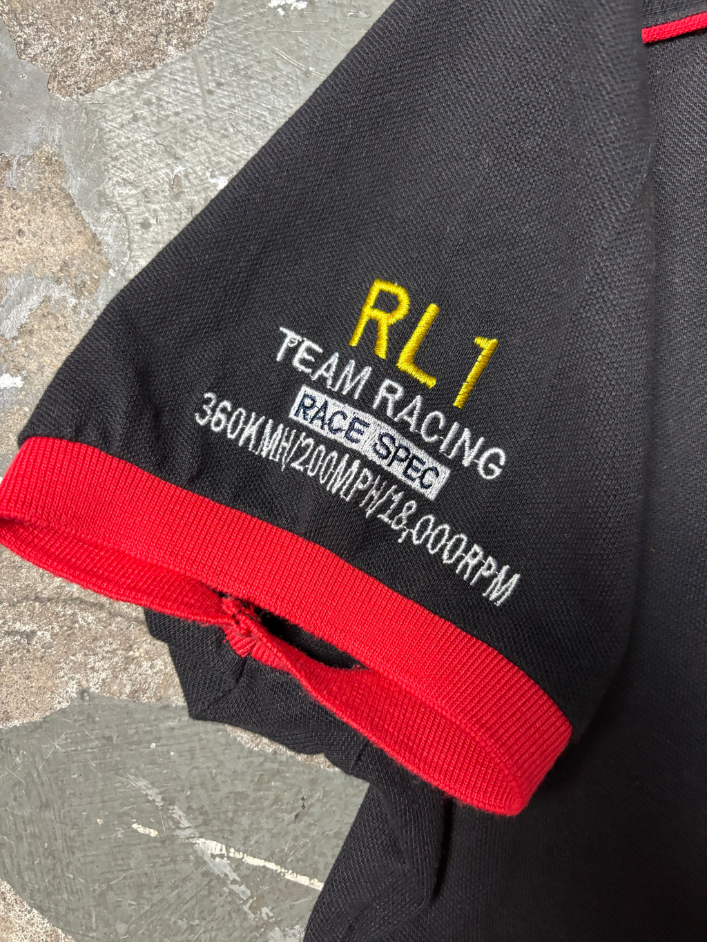 Vintage Polo Ralph Lauren España Racing Team Big Pony Custom Fit