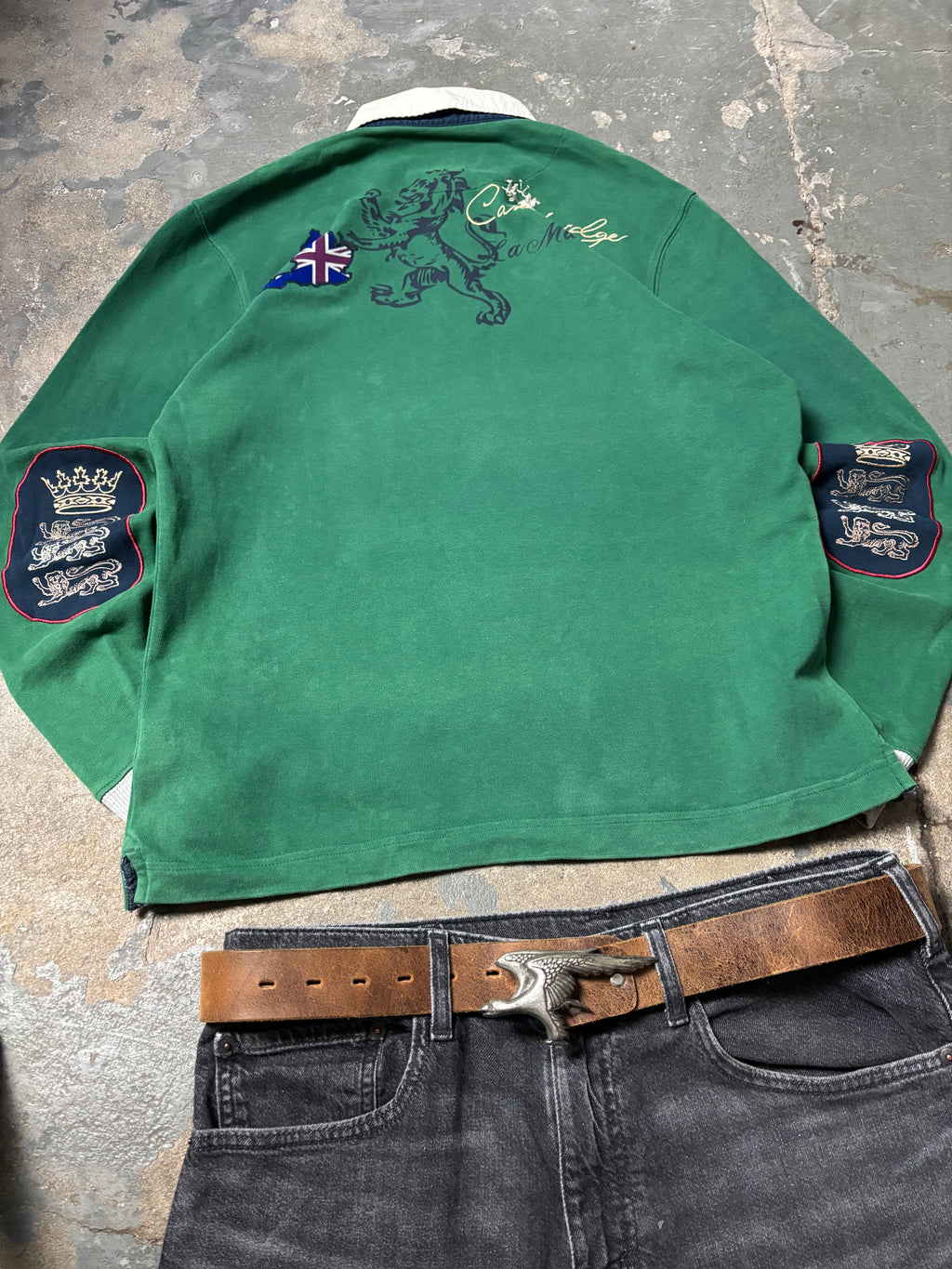 Vintage La Martina Rugby Polo | Old Money Archive | Green