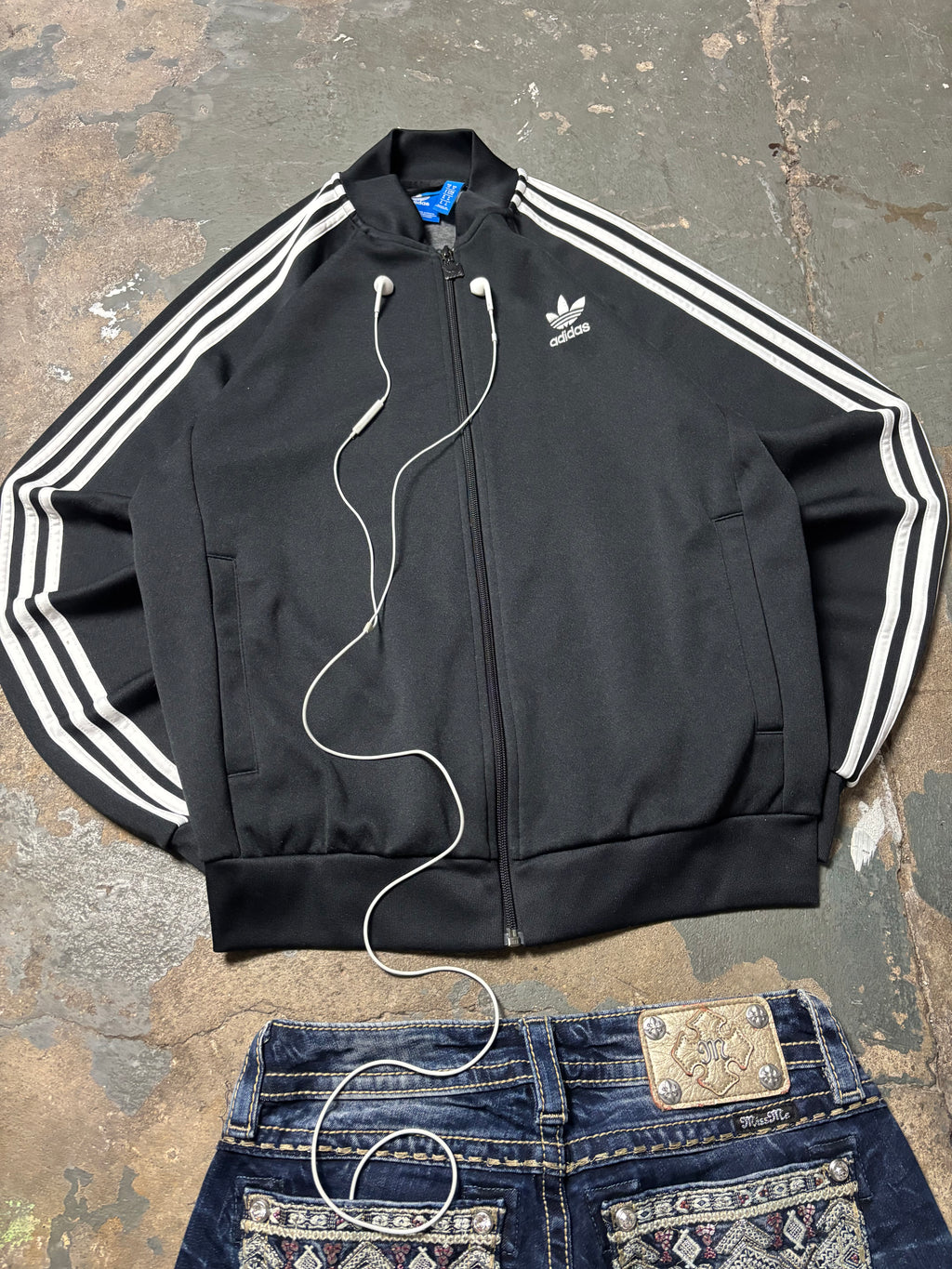 Heritage Adidas Originals Firebird Style Track Jacket Schwarz