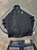 Heritage Adidas Originals Firebird Style Track Jacket Schwarz