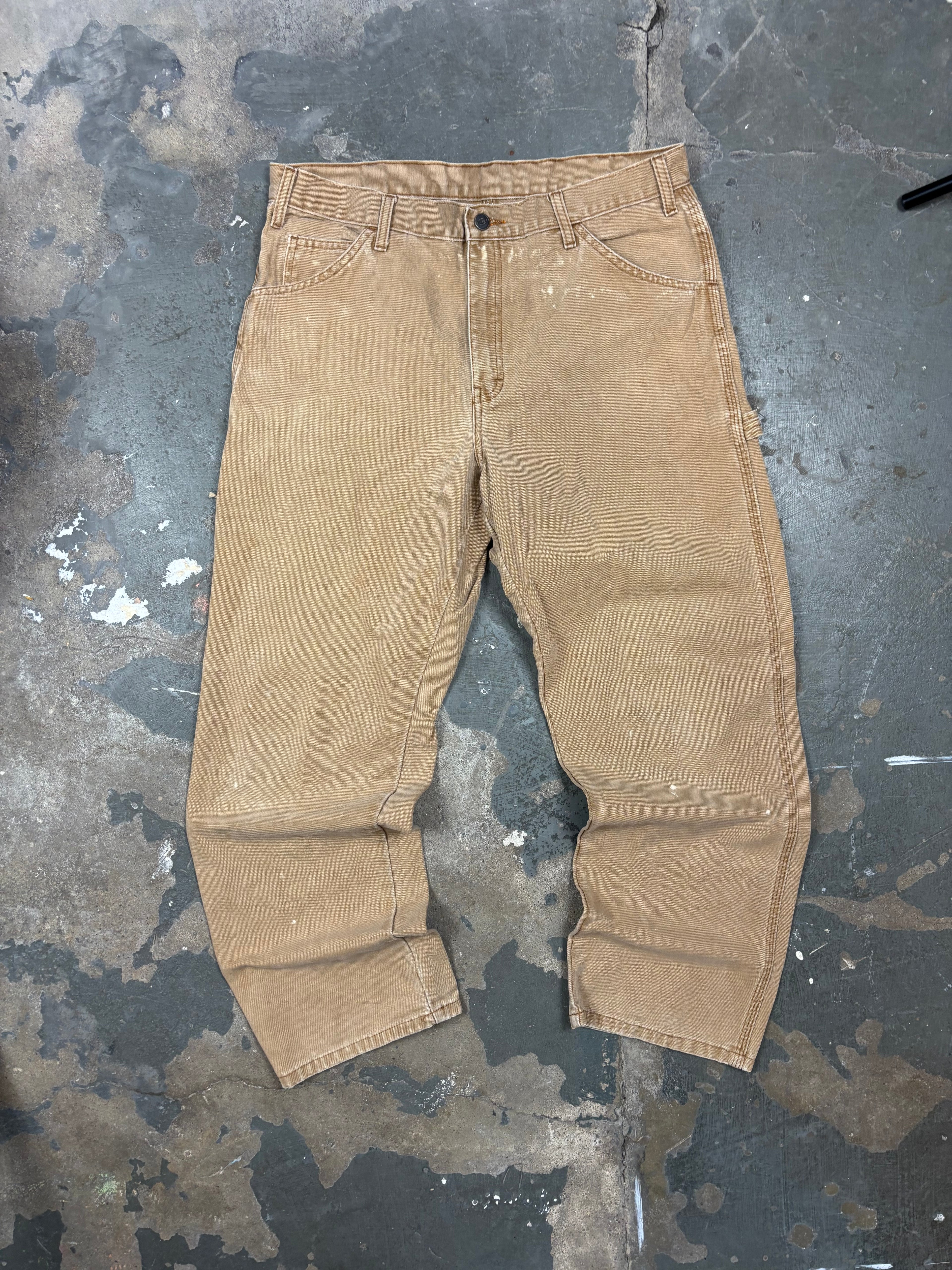 Vintage Dickies Carpenter Work Pants Light Brown