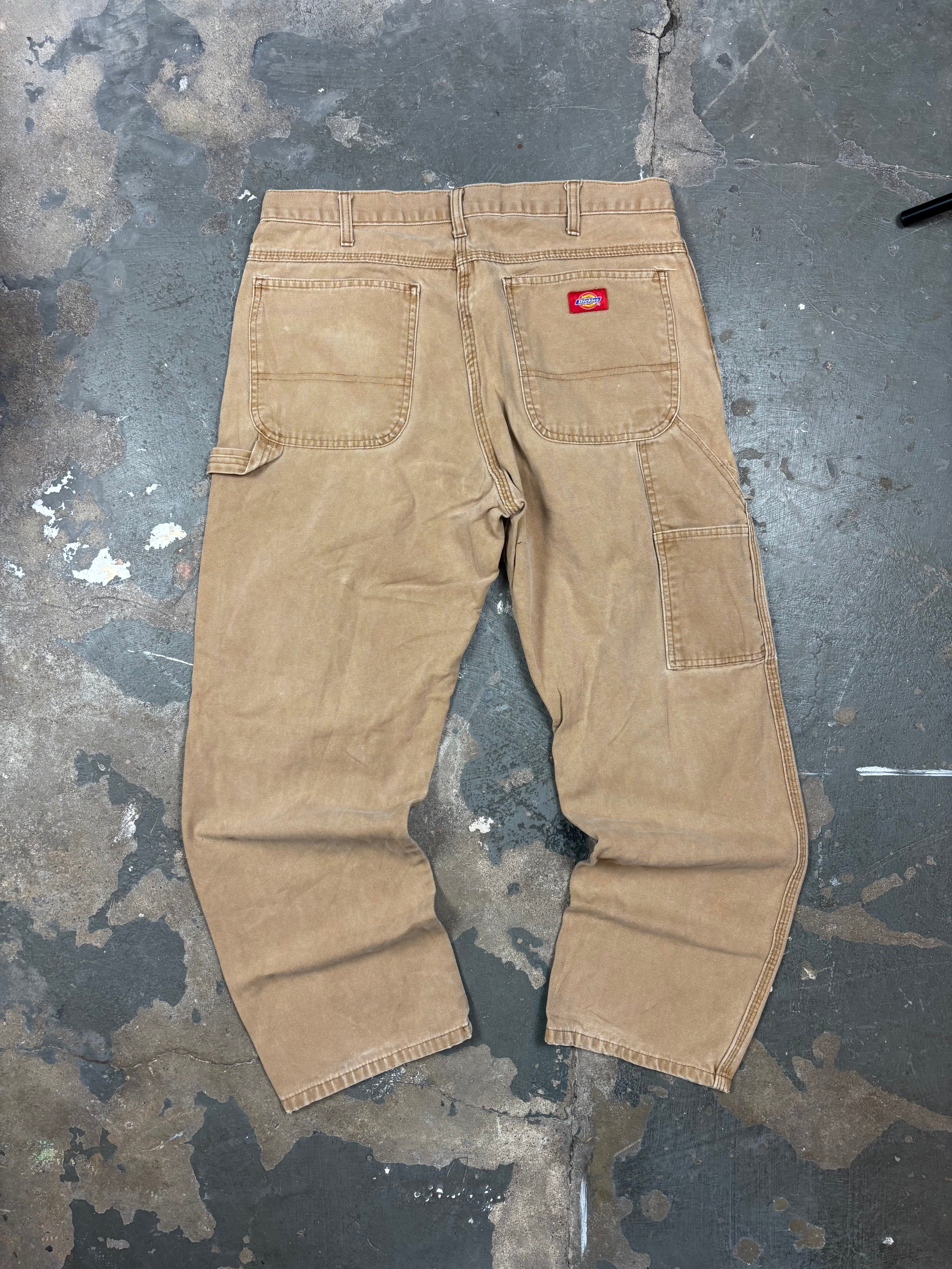 Vintage Dickies Carpenter Work Pants Light Brown