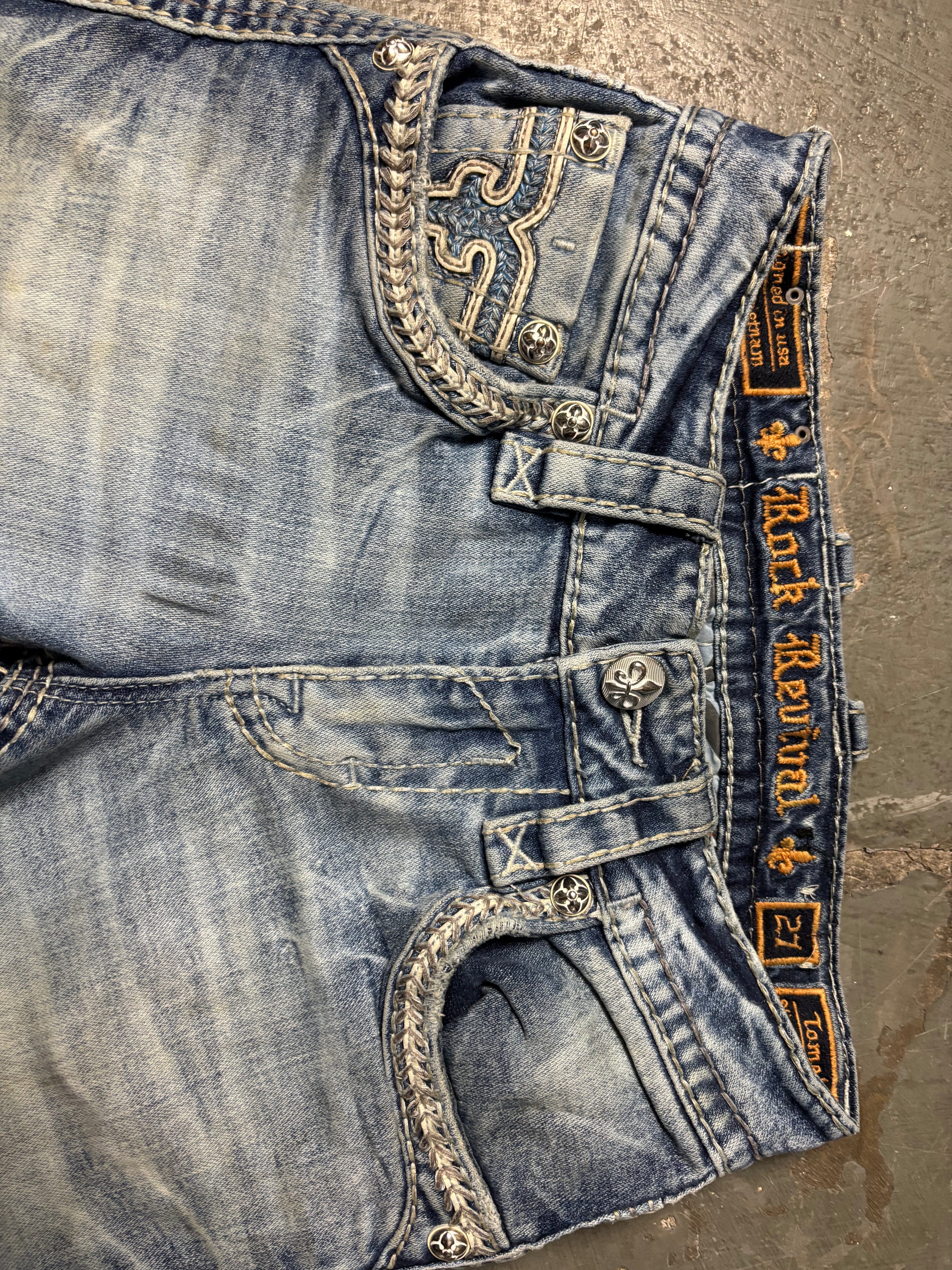 Vintage Rock Revival Jeans Tomek | Flared Pants W27