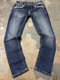 Vintage Miss Me Jeans Skinny | Aztec Diamond Details | Dark Wash