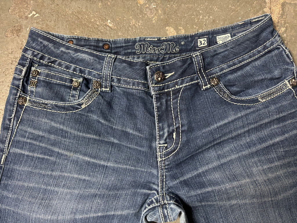 Vintage Miss Me Flared Jeans | Sequin Bootcut | Dark Wash