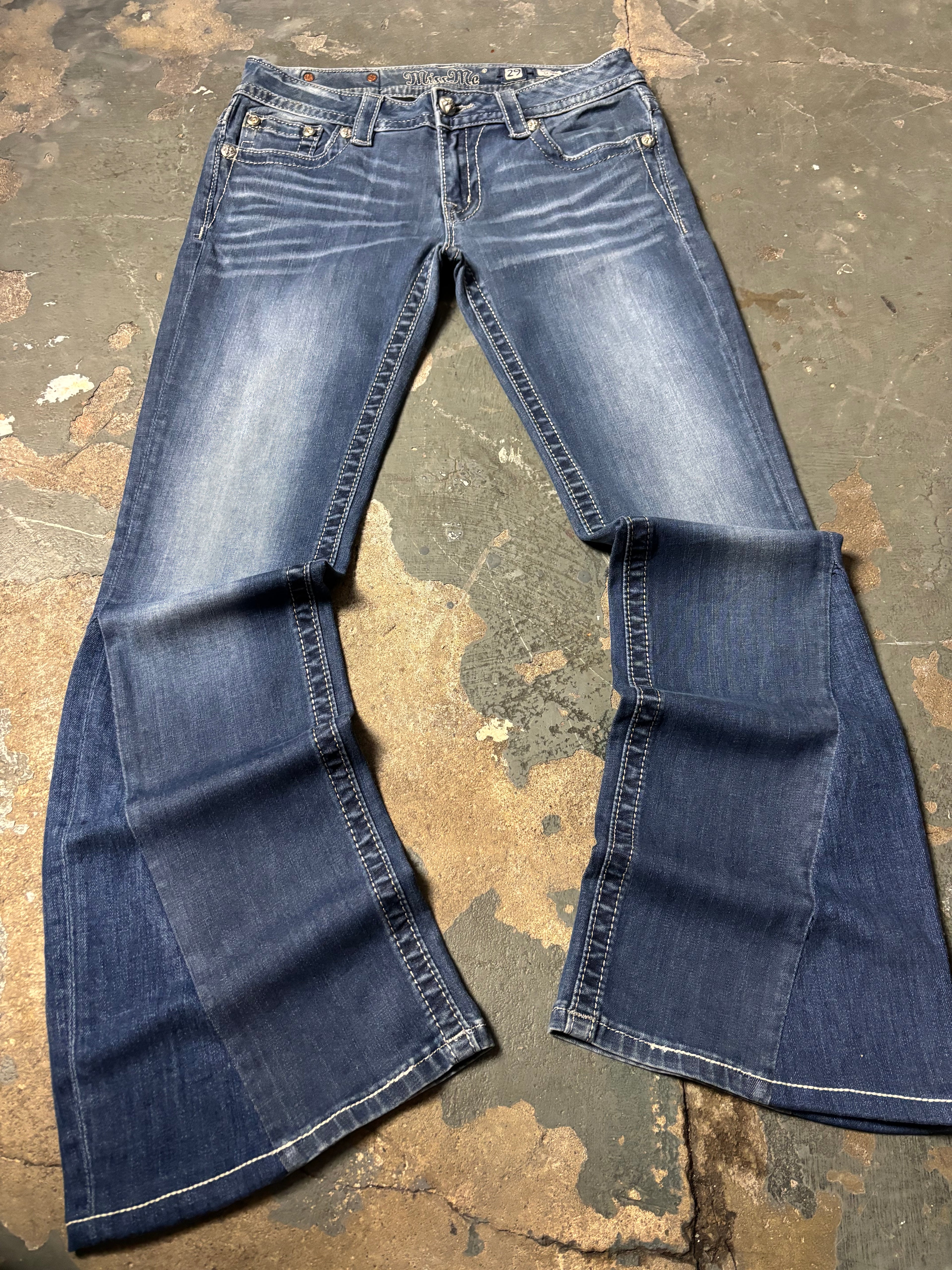 Vintage Miss Me Jeans | Sequin Chevron Flared | W29