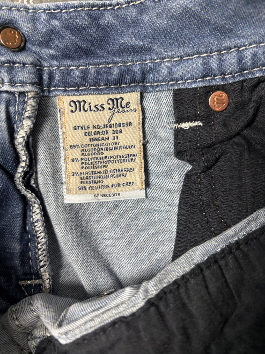 Vintage Miss Me Jeans | Sequin Chevron Flared | W29